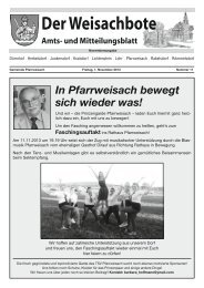 November_13 - Pfarrweisach