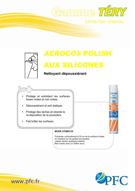 FT AEROCOS polish aux silicones - Pfc