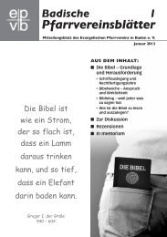 Ausgabe als PDF herunterladen - Evangelischer Pfarrverein in ...