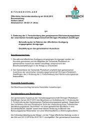 4 - 3. Änderung der 3. Fortschreibung des Flächennutzungsplanes ...