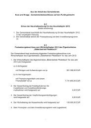 Sitzungsbericht vom 20.03.2012 - Gemeinde Pfedelbach