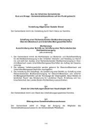 Sitzungsbericht vom 18.10.2011 - Gemeinde Pfedelbach