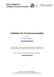 NeOn Voltigieren – Leitfaden Turnierveranstalter Leitfaden für ...