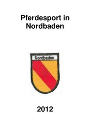 GeschÃ¤ftsbericht 2012 - Verband der Pferdesportvereine Nordbaden