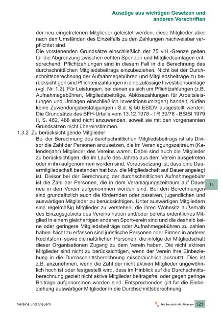 Vereine und Steuern - Landessportbund Bremen e.V.