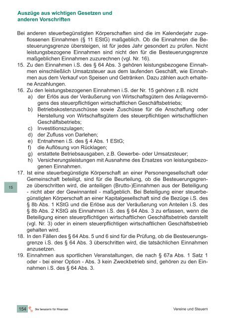 Vereine und Steuern - Landessportbund Bremen e.V.