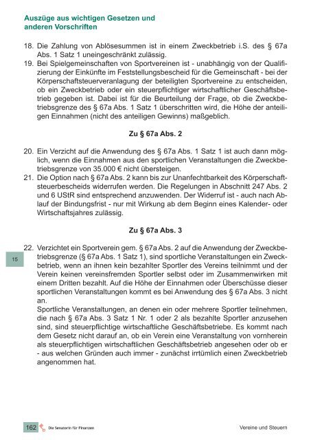 Vereine und Steuern - Landessportbund Bremen e.V.