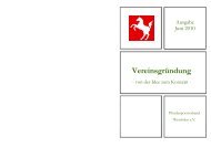 VereinsgrÃ¼ndung - Pferdesportverband Westfalen