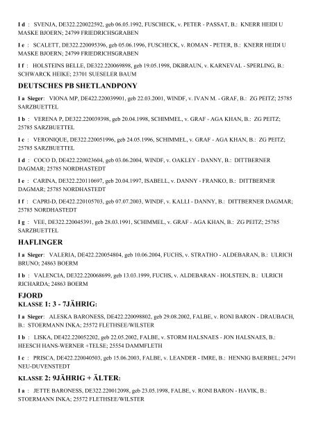 Dokument ansehen - Pferdestammbuch Schleswig-Holstein ...