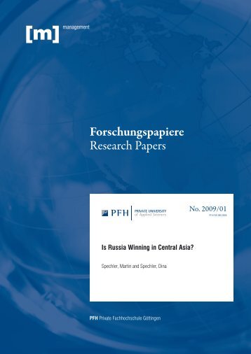 Forschungspapiere Research Papers - PFH Private Hochschule ...