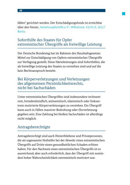 OpferFibel - Bundesministerium der Justiz