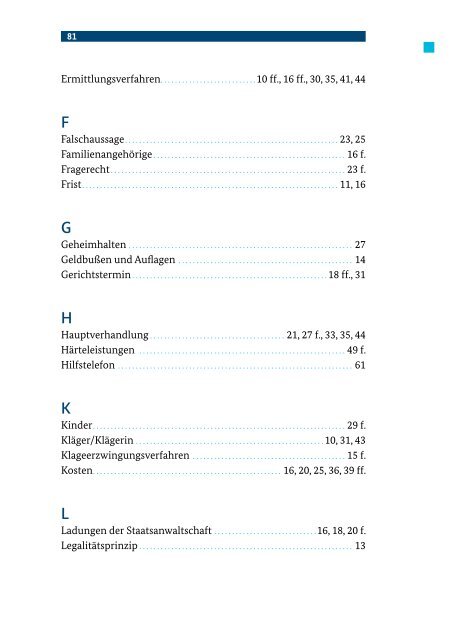 OpferFibel - Bundesministerium der Justiz