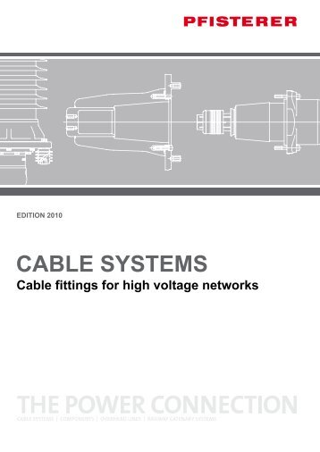 CABLE SYStEMS - Pfisterer