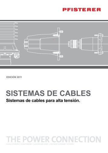 SISTEMAS DE CABLES - Pfisterer