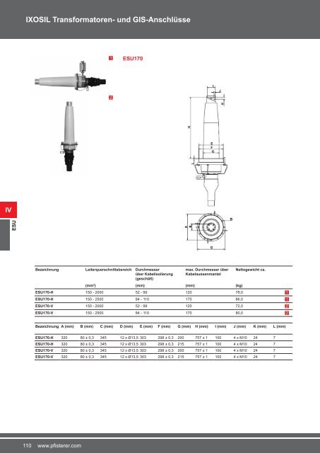 Katalog Kabelsysteme HV DE 2012 - Pfisterer