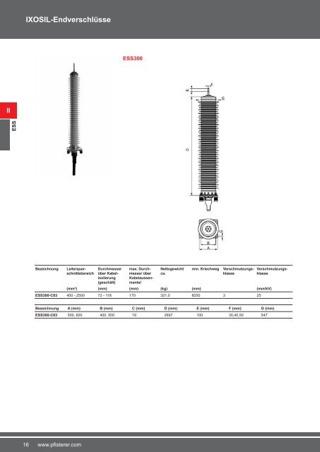 Katalog Kabelsysteme HV DE 2012 - Pfisterer