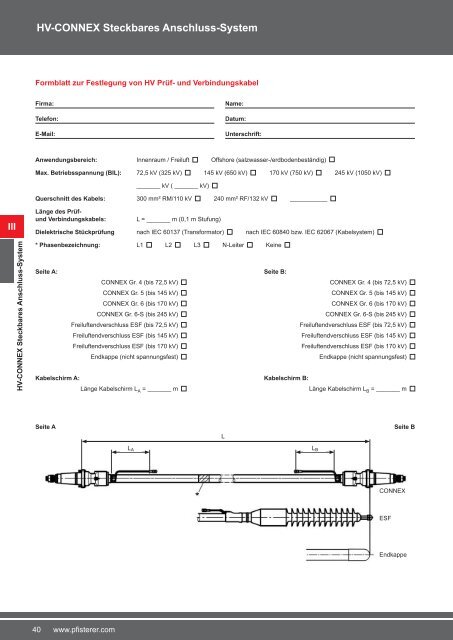 Katalog Kabelsysteme HV DE 2012 - Pfisterer
