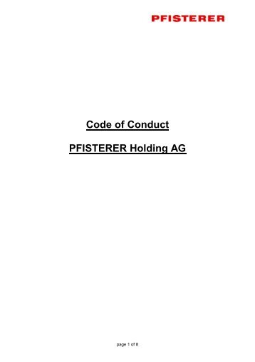 PFISTERER Code of Conduct (.pdf)