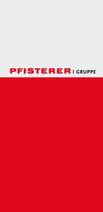 GRUPPE - Pfisterer