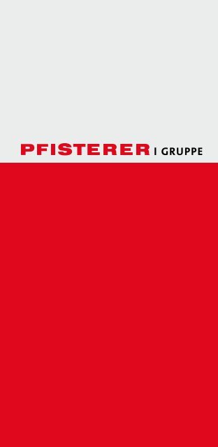 GRUPPE - Pfisterer