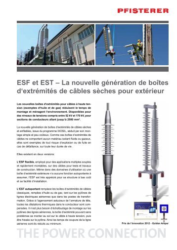 ESF et EST â La nouvelle gÃ©nÃ©ration de boÃ®tes d ... - Pfisterer