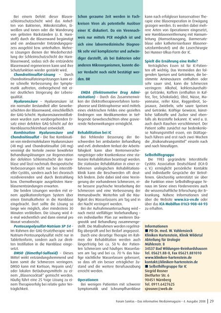 Interstitielle Cystitis (IC) - Thelosan