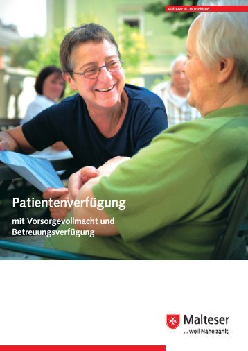 Patientenverfügung runterladen - Pflegeportal