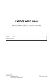 PATIENTENVERFÜGUNG - Pflegeportal