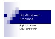 Die Alzheimer Krankheit ist - Pflegeportal