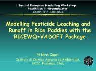 A model package for simulating pesticide leaching from ... - pfmodels