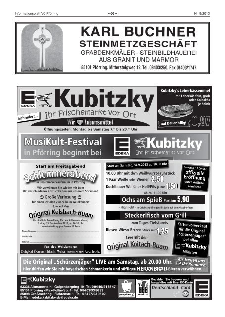 Informationsblatt-2013-09 - Markt Pförring