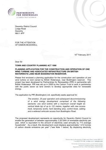 Distribution cover letter