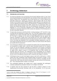 Chapter 7 Ornithology Addendum - Partnerships for Renewables