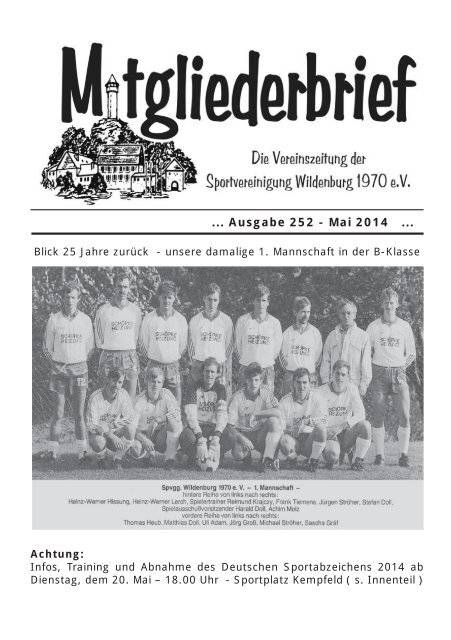 Ausgabe 252 Mai 14