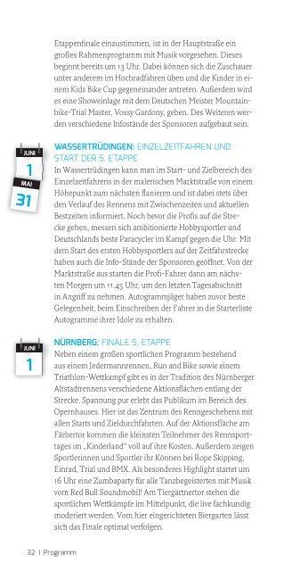 BAYERN RUNDFAHRT Programm 2014