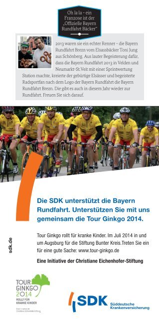 BAYERN RUNDFAHRT Programm 2014