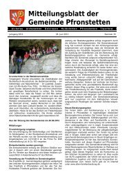 Mitteilungsblatt Nr. 26 vom 28.06.2012 - Pfronstetten