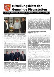 Mitteilungsblatt Nr. 18 vom 02.05.2013 - Pfronstetten