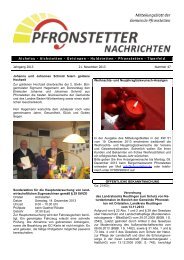 Mitteilungsblatt Nr. 47 vom 21.11.2013 - Pfronstetten