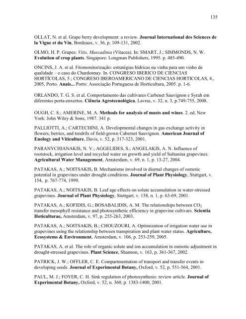 FISIOLOGIA E METABOLISMO DA VIDEIRA CV. SYRAH NO ...