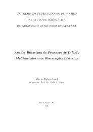 AnÃ¡lise Bayesiana de Processos de DifusÃ£o Multivariados com ...