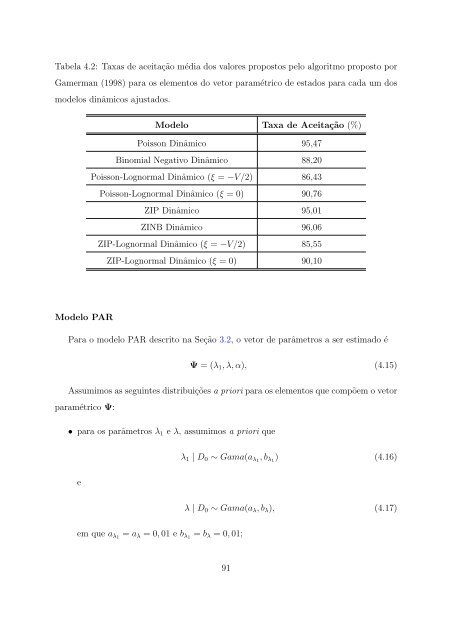 Modelos para Dados de Contagem com Estrutura Temporal