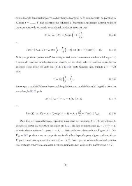 Modelos para Dados de Contagem com Estrutura Temporal