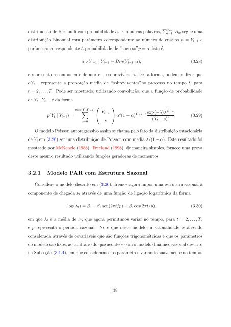 Modelos para Dados de Contagem com Estrutura Temporal