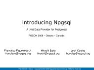 Introducing Npgsql (application/pdf - 1.3 MB) - PGCon