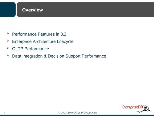 Performance Research - Simon Riggs - PGCon