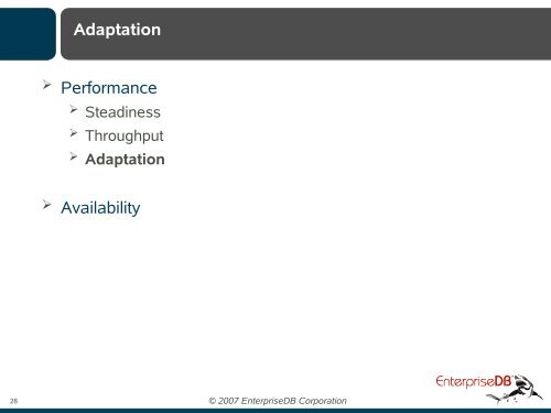 Performance Research - Simon Riggs - PGCon