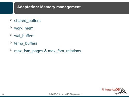 Performance Research - Simon Riggs - PGCon