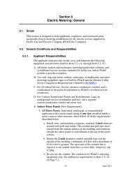Section 5 - Electric Metering - Pacific Gas and Electric Company