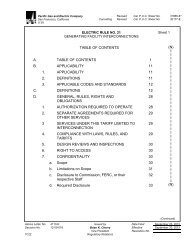 Electric Rule 21 - Pacific Gas and Electric Company